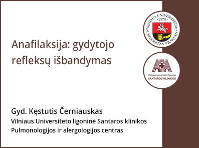 Anafilaksija-gydytojo refleksų išbandymas
